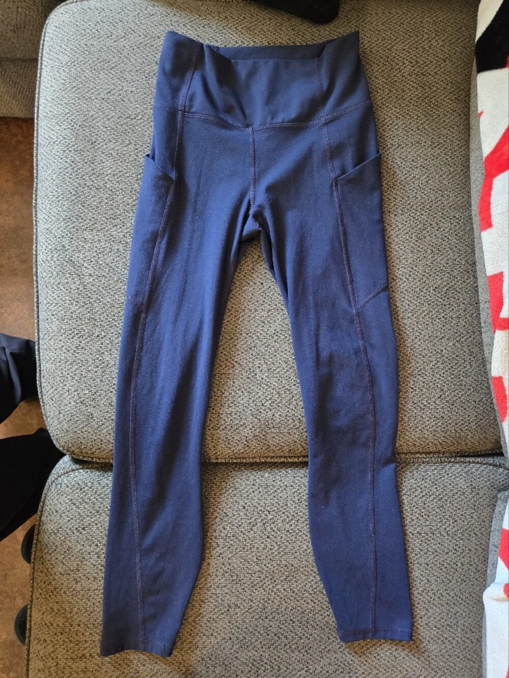 Fabletics Navy High-Rise Pocket Leggings
